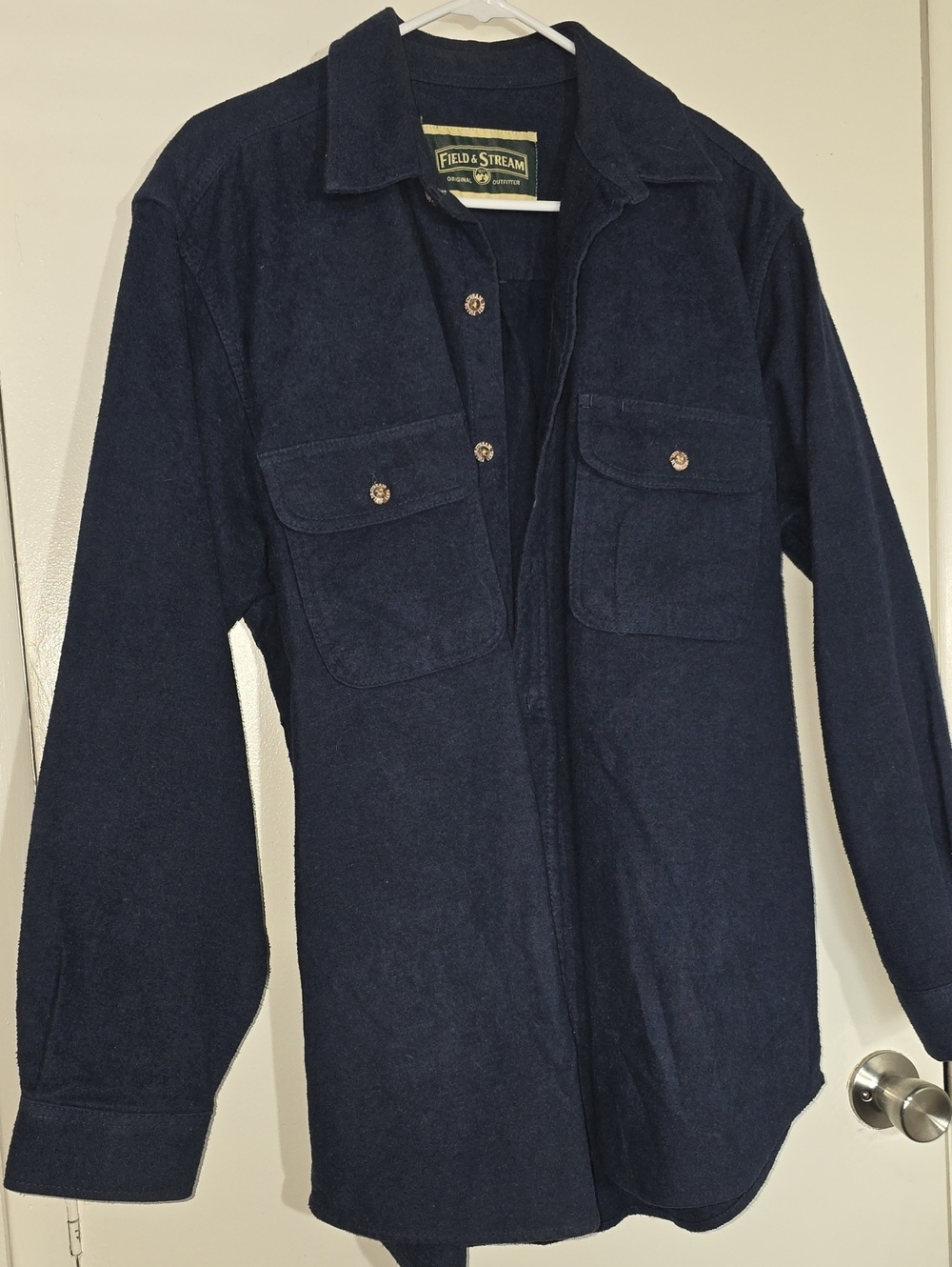 Field & Stream Dark Navy Flannel Shirt Jacket